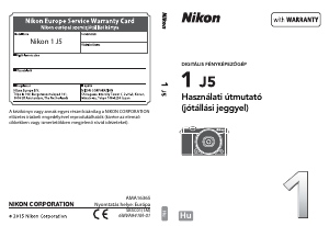 Használati útmutató Nikon 1 J5 Digitális fényképezőgép