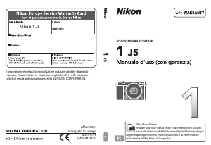 Manuale Nikon 1 J5 Fotocamera digitale