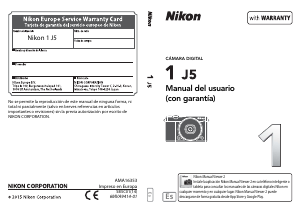 Manual de uso Nikon 1 J5 Cámara digital