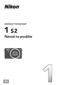 Návod Nikon 1 S2 Digitálna kamera