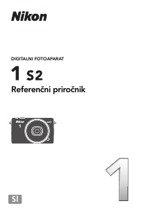 Priročnik Nikon 1 S2 Digitalni fotoaparat