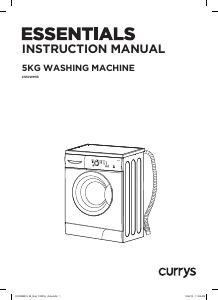 Manual Currys Essentials C510WM13 Washing Machine