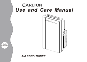 Manual Carlton CPA12KH Air Conditioner