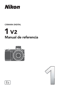 Manual de uso Nikon 1 V2 Cámara digital