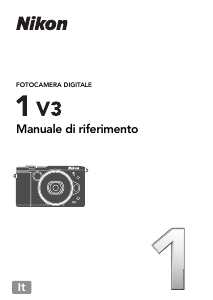 Manuale Nikon 1 V3 Fotocamera digitale