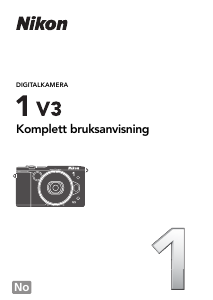 Bruksanvisning Nikon 1 V3 Digitalkamera