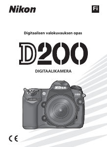 Käyttöohje Nikon D200 Digitaalikamera