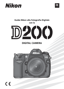 Manuale Nikon D200 Fotocamera digitale