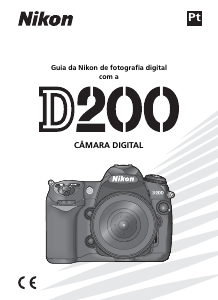 Manual Nikon D200 Câmara digital