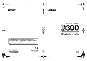 Návod Nikon D300 Digitálna kamera