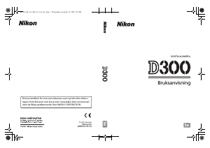 Bruksanvisning Nikon D300 Digitalkamera