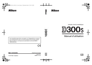 Mode d’emploi Nikon D300s Appareil photo numérique