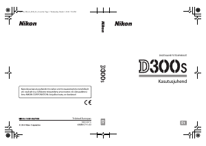 Kasutusjuhend Nikon D300s Digitaalne kaamera