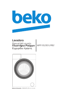 Manual de uso BEKO WMY 81283 LMB2 Lavadora