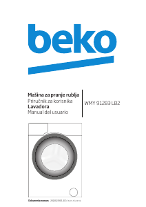 Manual de uso BEKO WMY 91283 LB2 Lavadora