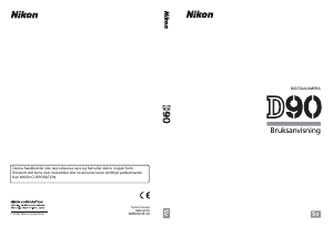 Bruksanvisning Nikon D90 Digitalkamera