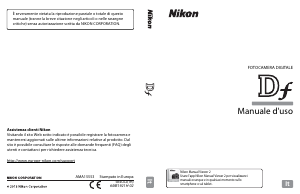 Manuale Nikon Df Fotocamera digitale