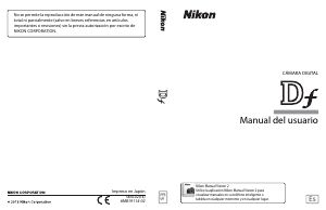 Manual de uso Nikon Df Cámara digital