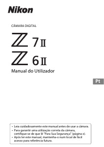 Manual Nikon Z 7II Câmara digital