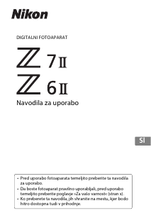 Priročnik Nikon Z 7II Digitalni fotoaparat