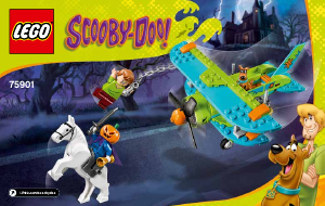 Bruksanvisning Lego set 75901 Scooby-Doo Mystery flygplans äventyr