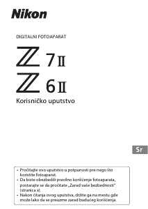Priručnik Nikon Z 7II Digitalni fotoaparat