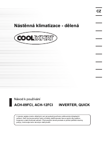 Manuál Coolexpert ACH-12FCI Klimatizace