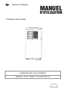 Mode d’emploi Domair JHS-A019-07KR/B Climatiseur