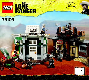 Käyttöohje Lego set 79109 The Lone Ranger Välienselvittelyä Colby Cityssä