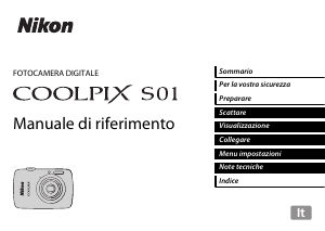 Manuale Nikon Coolpix S01 Fotocamera digitale