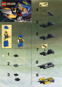 Manual de uso Lego set 6491 Time Cruisers Corredor del cohete