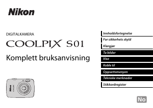 Bruksanvisning Nikon Coolpix S01 Digitalkamera