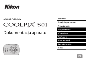 Instrukcja Nikon Coolpix S01 Aparat cyfrowy