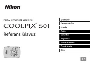 Kullanım kılavuzu Nikon Coolpix S01 Dijital kamera
