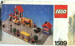 Manual de uso Lego set 1589 Town Plaza de la ciudad