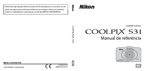 Manual Nikon Coolpix S31 Câmara digital
