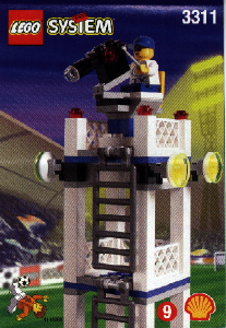 Bruksanvisning Lego set 3311 Town TV-team