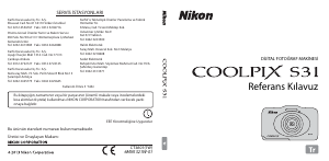 Kullanım kılavuzu Nikon Coolpix S31 Dijital kamera