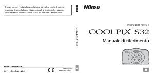 Manuale Nikon Coolpix S32 Fotocamera digitale