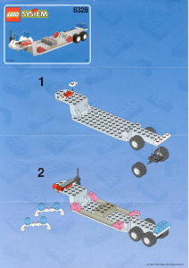 Handleiding Lego set 6328 Town Politie helikoptertransport