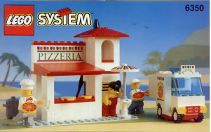 Bruksanvisning Lego set 6350 Town Pizza To Go