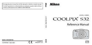 Manual Nikon Coolpix S32 Digital Camera
