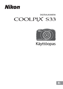 Käyttöohje Nikon Coolpix S33 Digitaalikamera