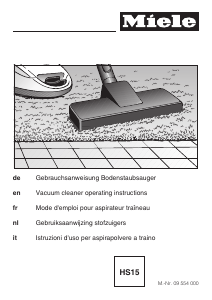 Bedienungsanleitung Miele S8 Parkett and Co. Staubsauger