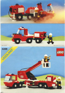 Handleiding Lego set 6358 Town Brandweerauto