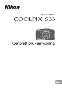 Bruksanvisning Nikon Coolpix S33 Digitalkamera
