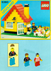 Handleiding Lego set 6360 Town Vakantiehuisje