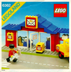 Manual de uso Lego set 6362 Town Oficina de correo