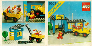 Manual de uso Lego set 6363 Town Taller de reparaciones auto