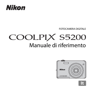 Manuale Nikon Coolpix S5200 Fotocamera digitale